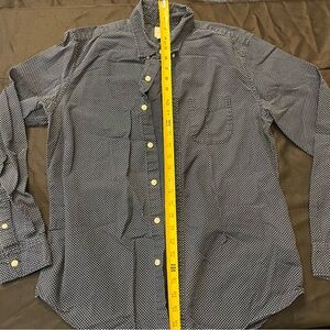Gap Men's Navy Blue Polka Dot Shirt